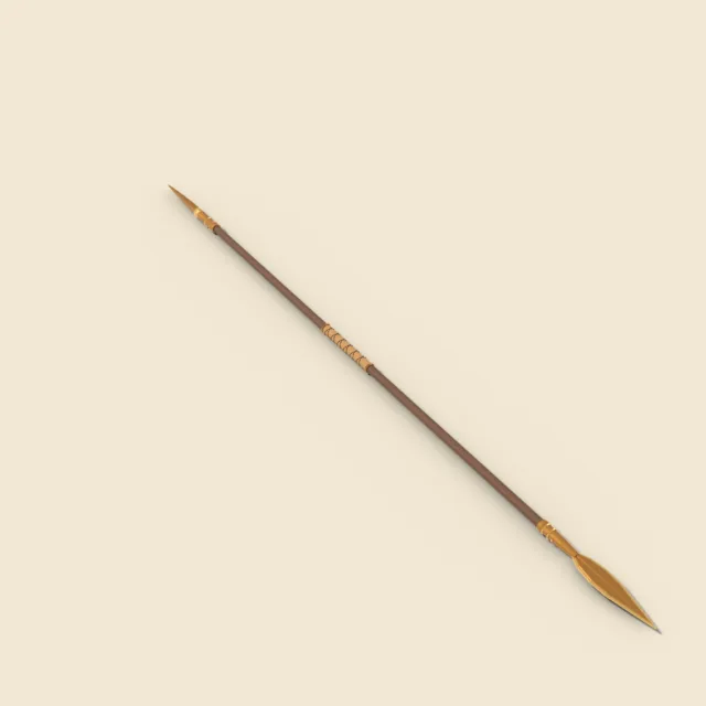 Greek hoplite dory spear with butt spike