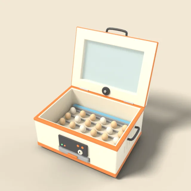 Egg incubator box