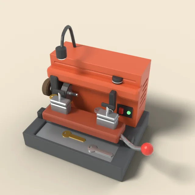 Key cutting machine