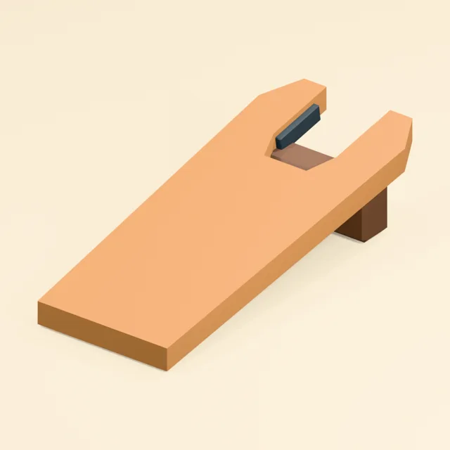 Open-throat wooden boot jack