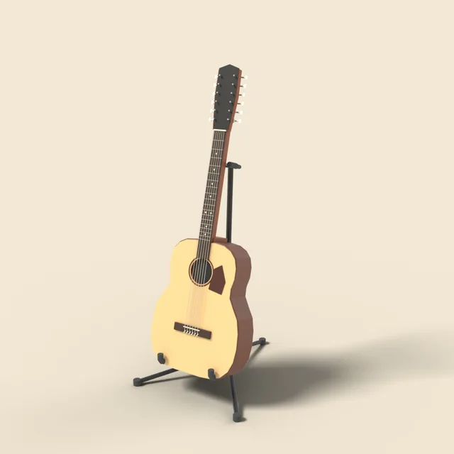 Twelve-string acoustic guitar