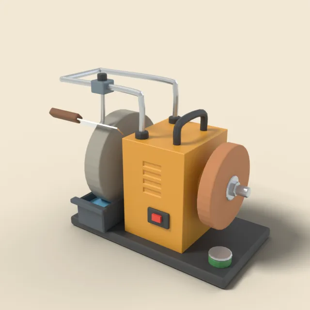 Wet sharpening stone grinder