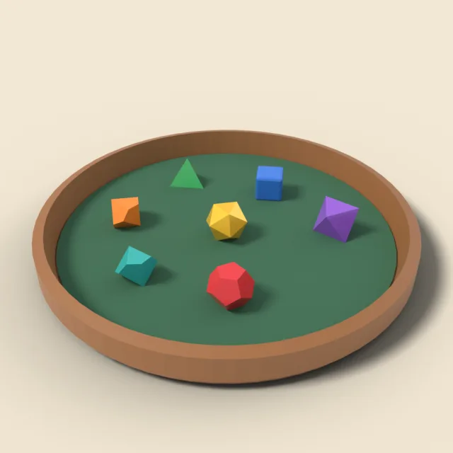 Polyhedral dice set
