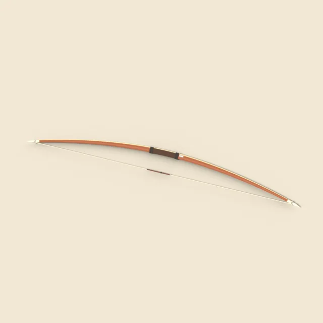 English longbow with string