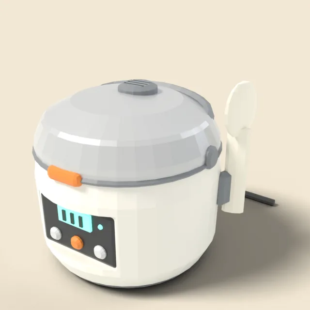 Compact rice cooker