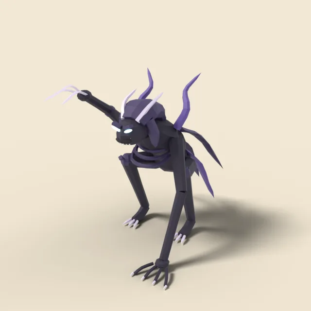 Shadow stalker crouching