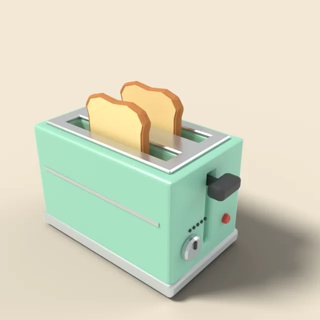 Pop-up toaster two slot