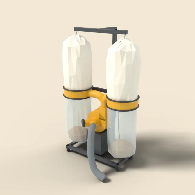 Dust collector with bags