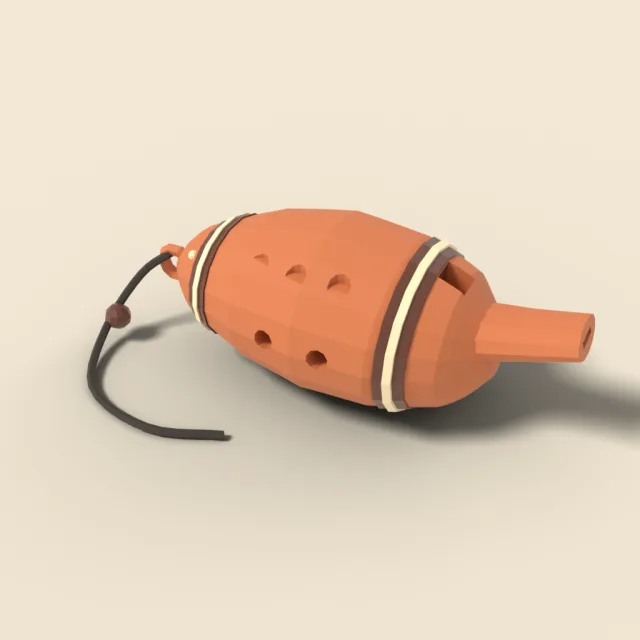 Clay ocarina
