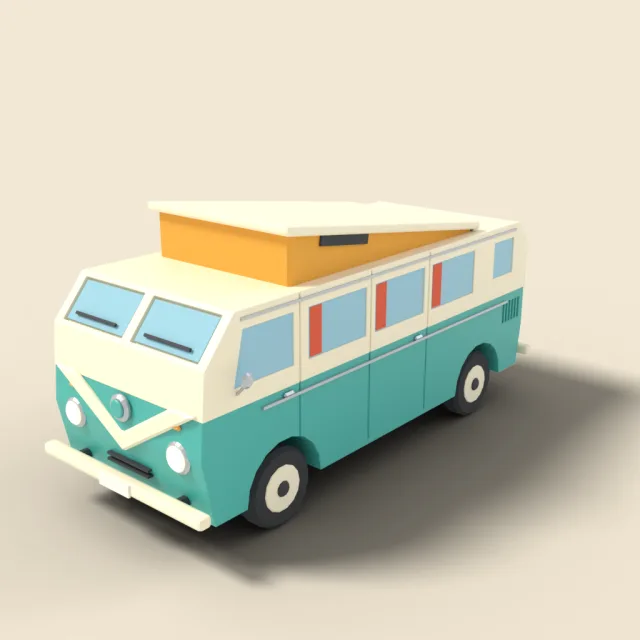 Retro camper van