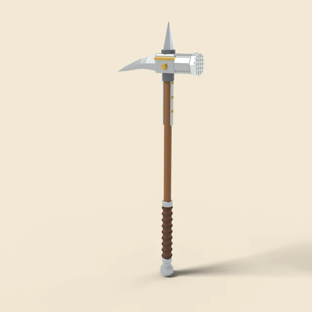 War hammer with spiked back