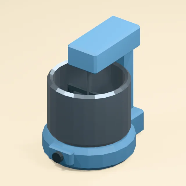 Open-bowl electric ice cream maker