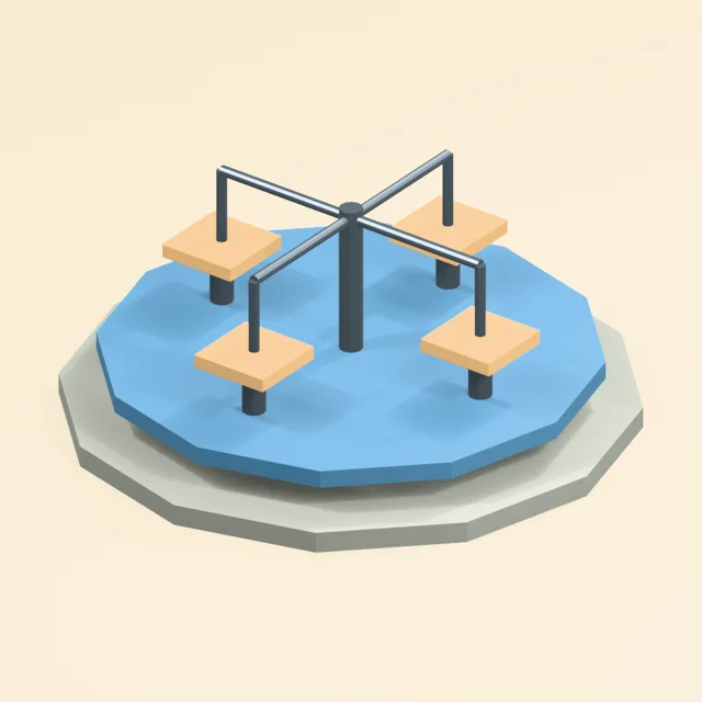 playground_roundabout_radial_seats_central_bearing