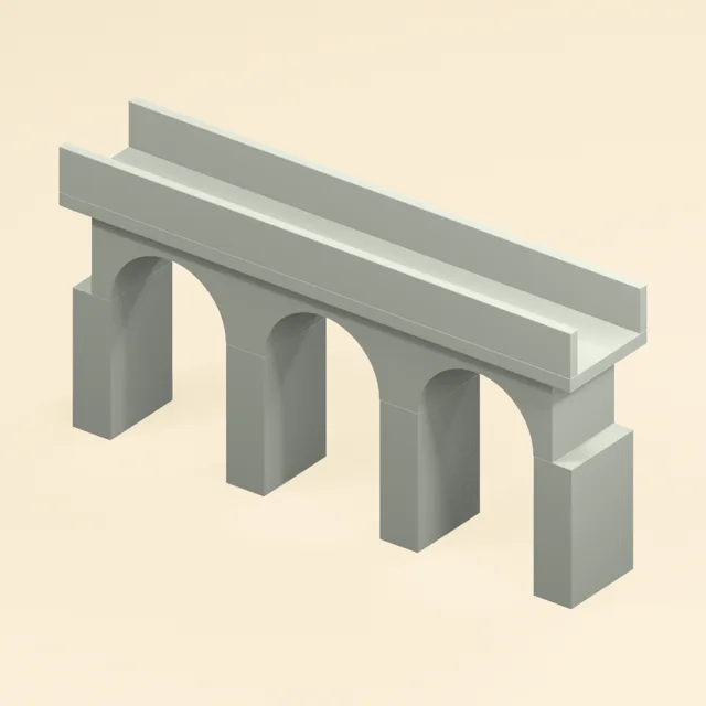 aqueduct_channel_three_arch_open_watercourse