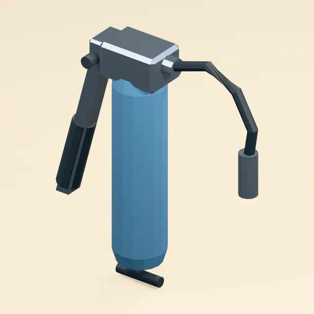 Lever grease gun