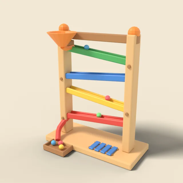 Marble run tower