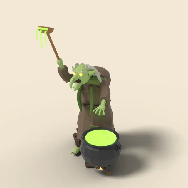 Swamp hag with ladle