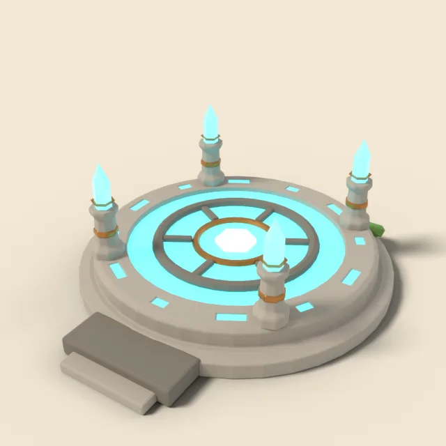 Teleport pad circle