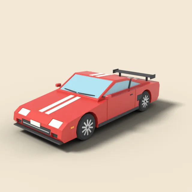 Two door sports coupe