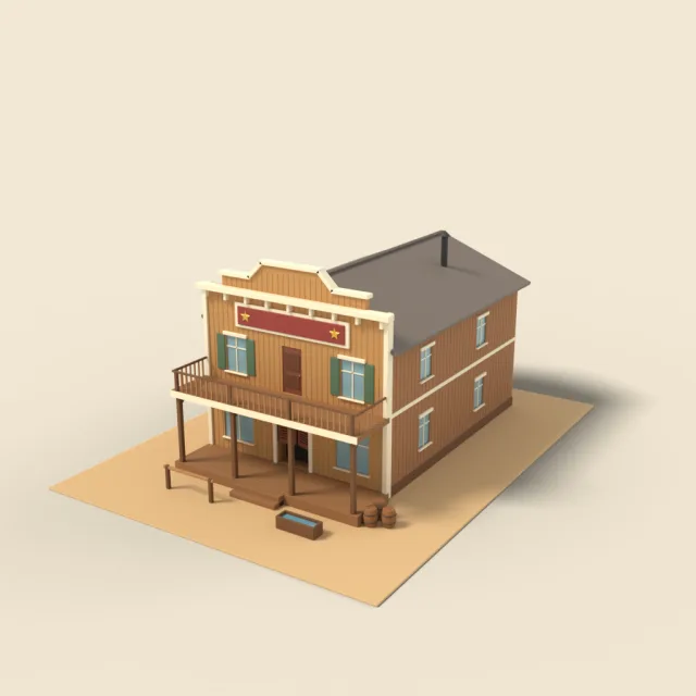 Wild west saloon