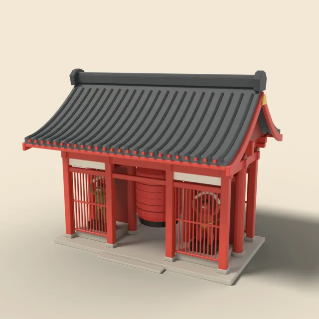 Senso-ji Kaminarimon Gate