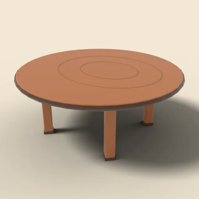 Low Japanese chabudai table