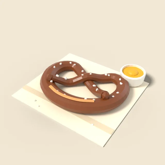 Pretzel with salt