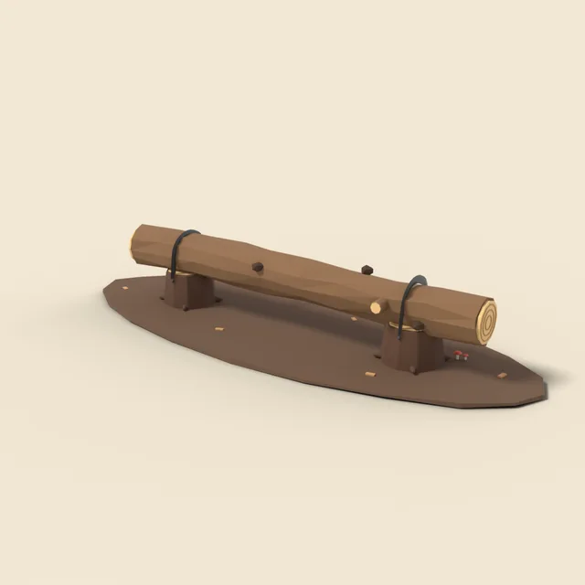 Balance beam log