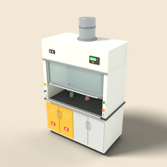 Fume hood cabinet