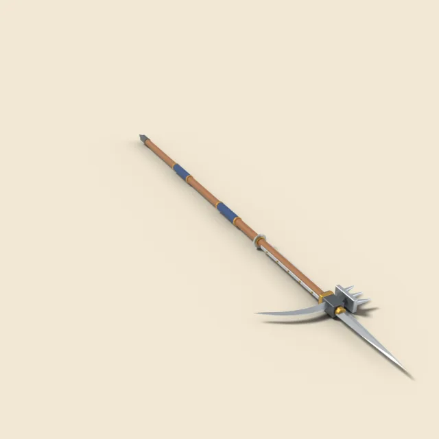 Lucerne hammer with three prongs