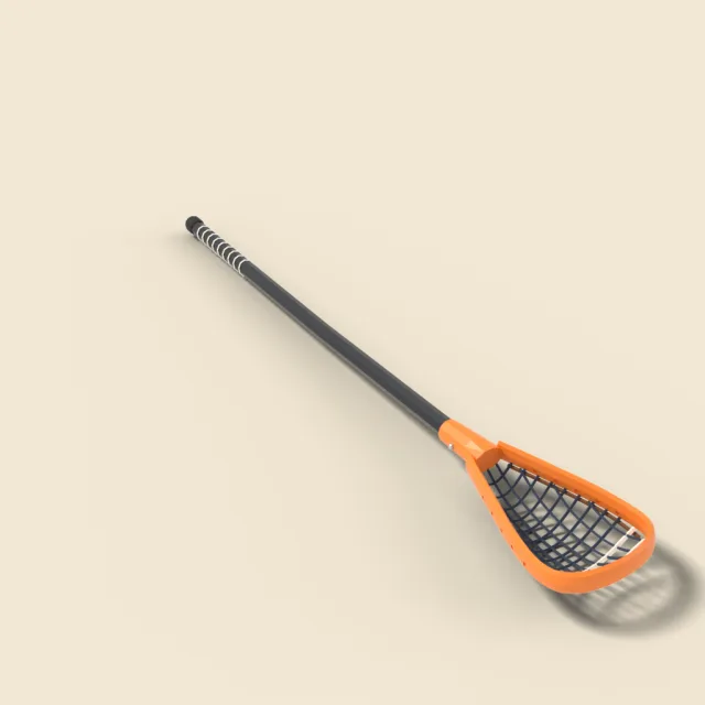 Lacrosse stick with net head