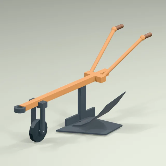 single_share_walking_mouldboard_plough