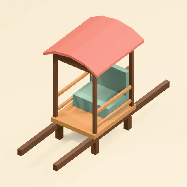 covered_passenger_palanquin_functional_assembly