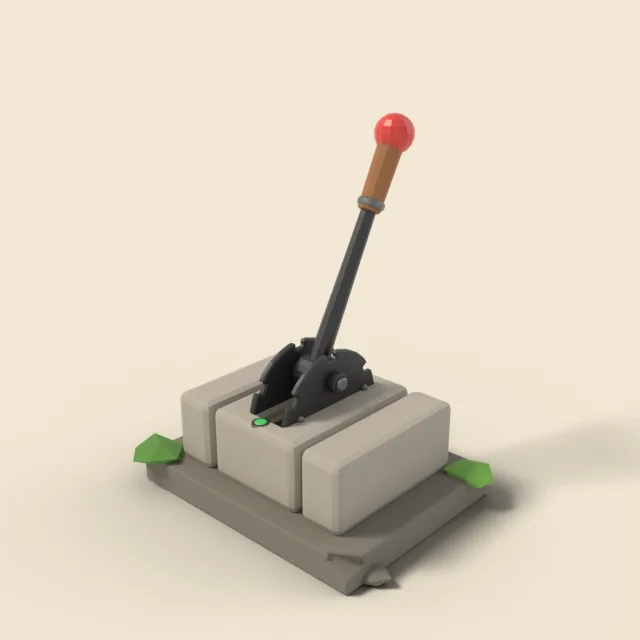 Floor lever switch
