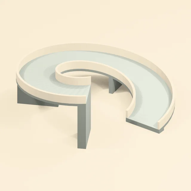 spiral_parking_ramp_open_300_degree_helix_radial_piers