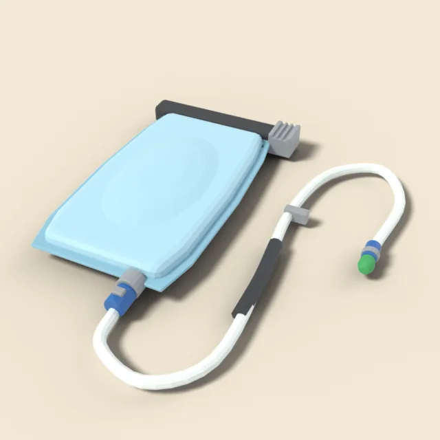 Hydration bladder with drinking tube