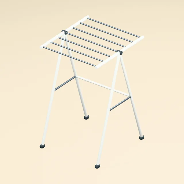 Folding laundry drying rack