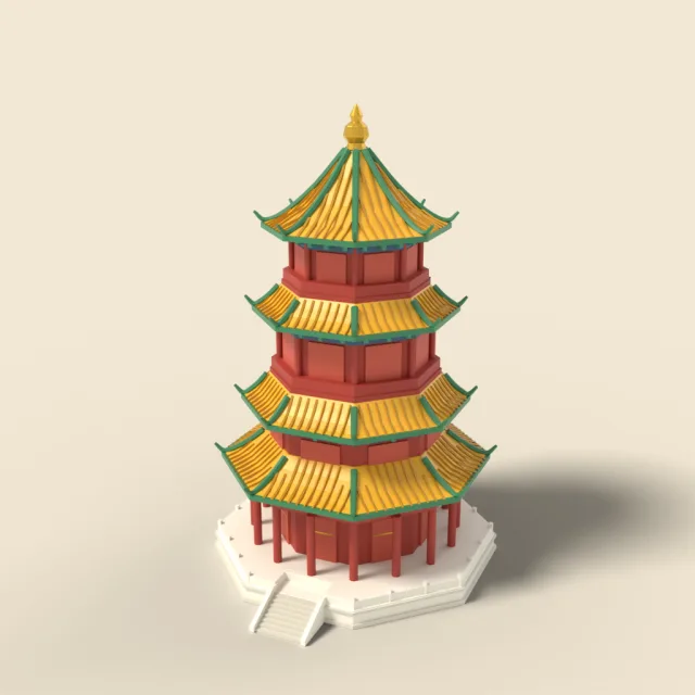 Tower of Buddhist Incense