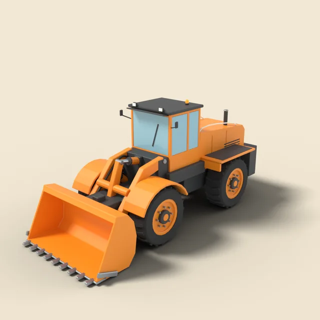 Wheel loader with bucket