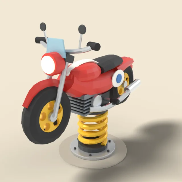 Motorcycle spring rider