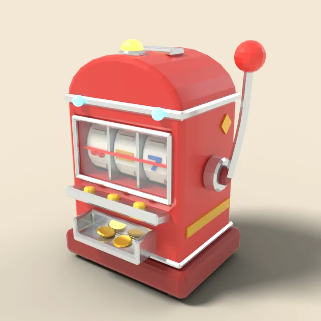 Slot machine toy bank
