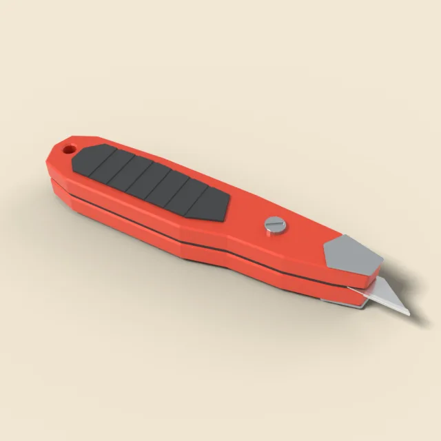 Utility knife with blade