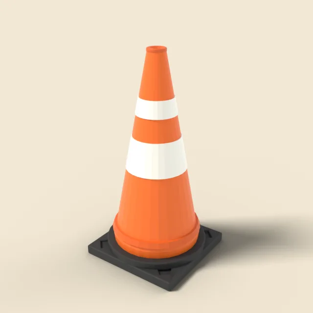 Traffic cone orange