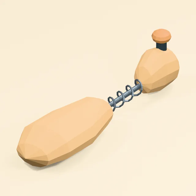 Wooden spring shoe tree with shaped toe and heel