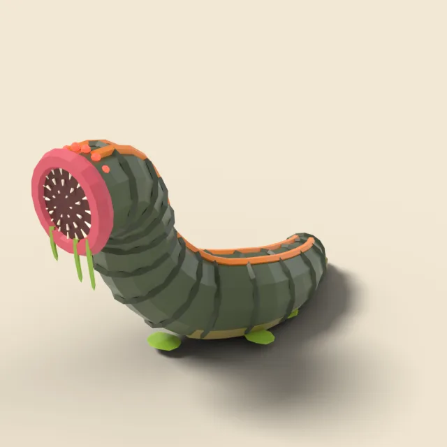 Leech worm giant