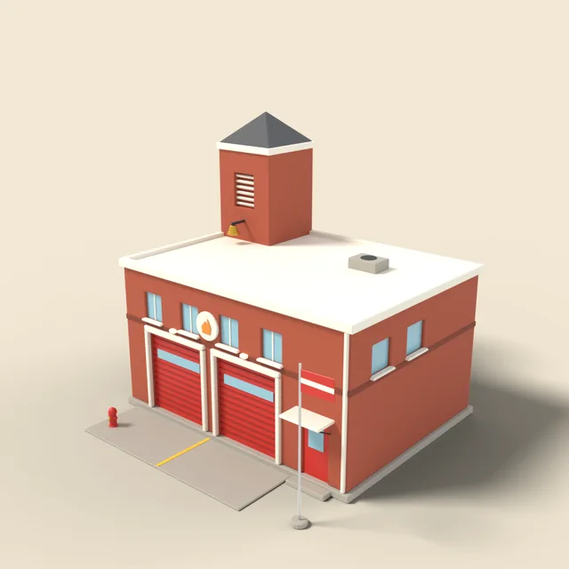 Small fire station