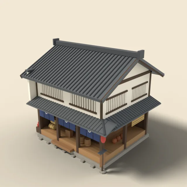 Corner merchant shop house