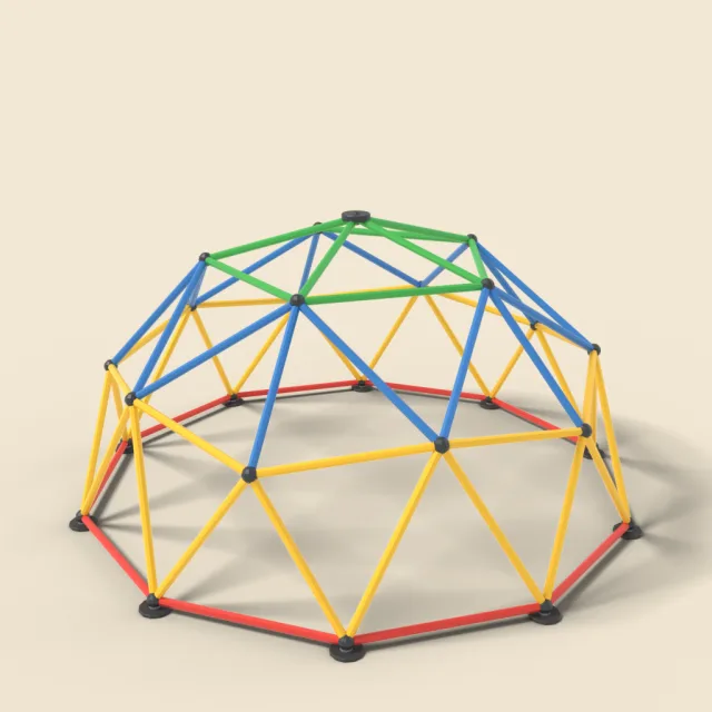 Dome climbing frame
