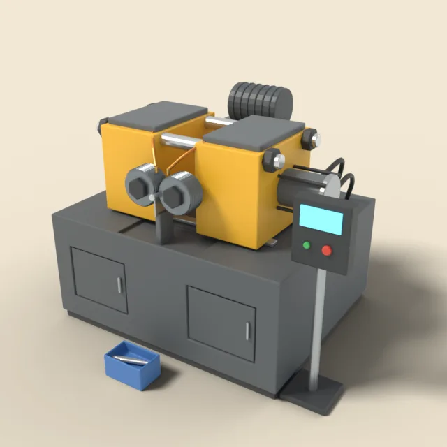Thread rolling machine