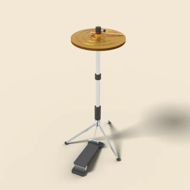 Hi-hat cymbal pair